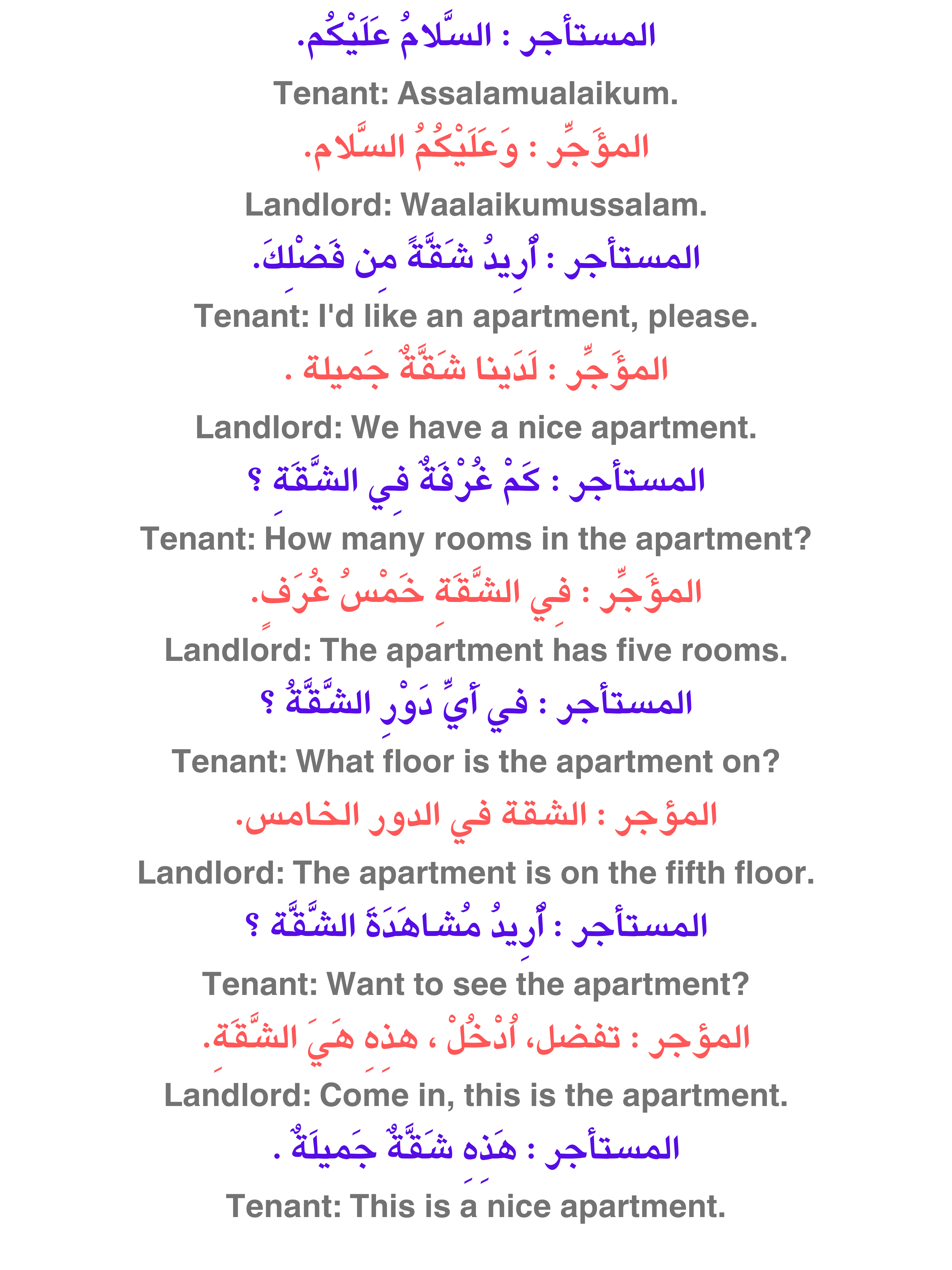 Lesson 2 English CORRECTION ARABIC.MY